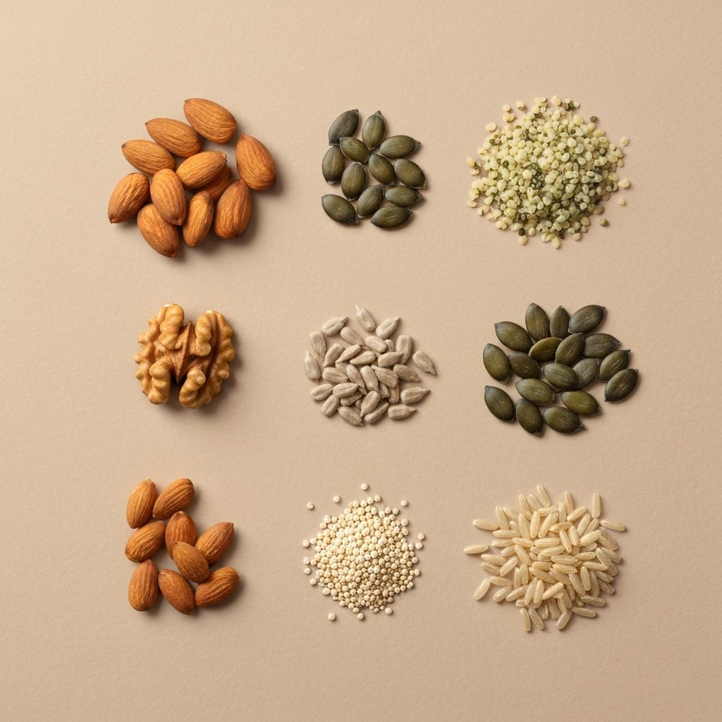 Nuts, seeds and grains